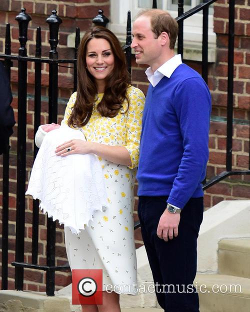 The Duke and Duchess of Cambridge with Princess Charlotte