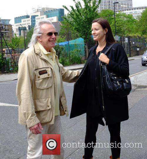 Peter Stringfellow and wife