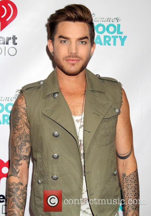 Adam Lambert at the iHeartRadio Summer Pool Party