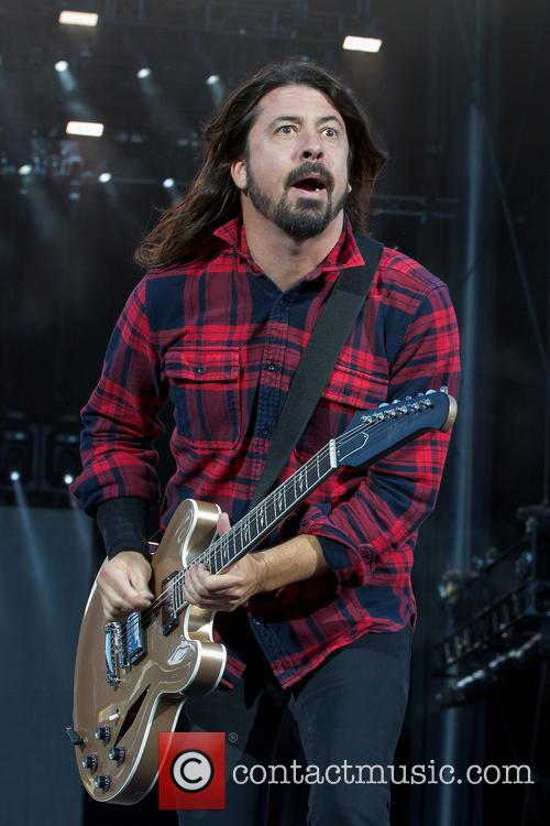 Dave Grohl performing live with Foo Fighters