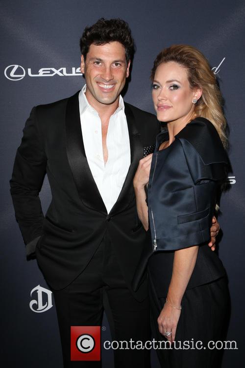 Maksim Chmerkovskiy and Peta Murgatroyd snapped at a pre-Oscars dinner