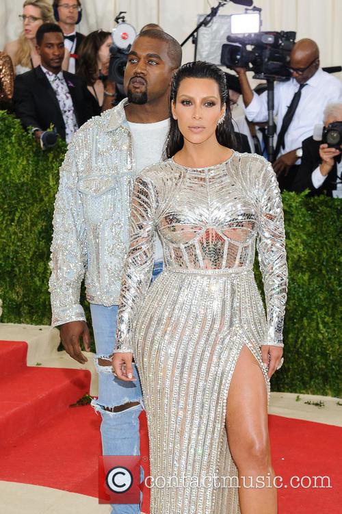 Kanye West and Kim Kardashian