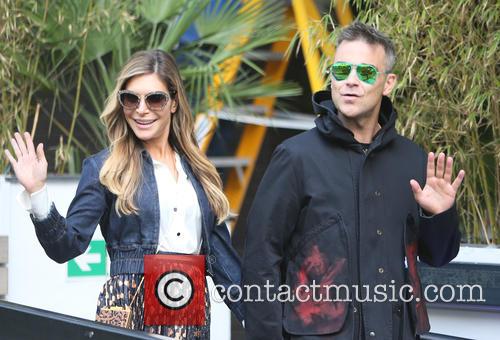 Robbie Williams and Ayda Field