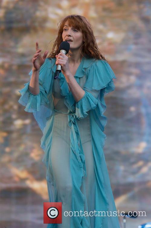 Florence and the Machine performing at BST Hyde Park