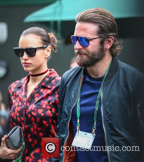Irina Shayk and Bradley Cooper snapped at Wimbledon in 2016