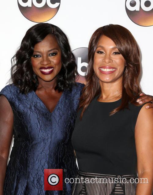 'How To Get Away With Murder' star Viola Davis with ABC President Channing Dungey