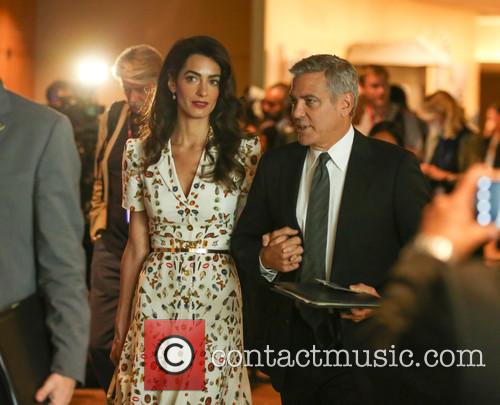 Amal Clooney and George Clooney