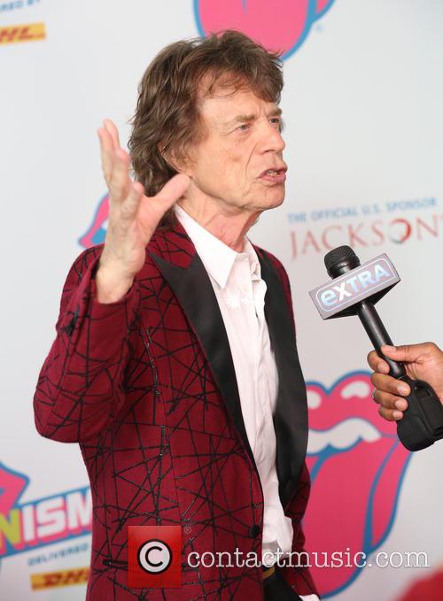 Mick Jagger at The Rolling Stones: Exhibitionism opening