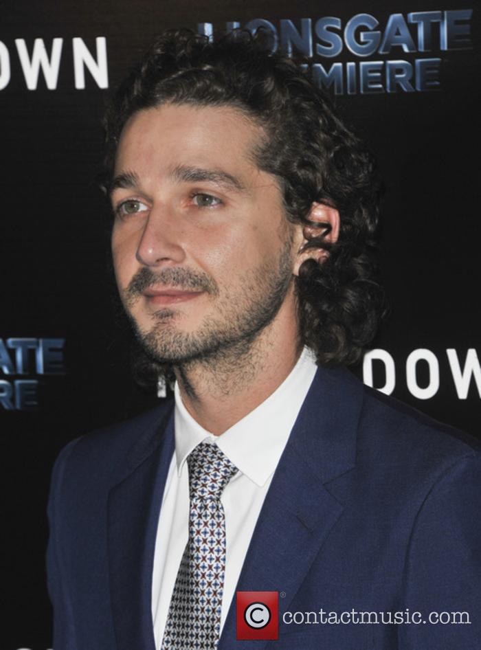 Shia LaBeouf at 'Man Down' premiere