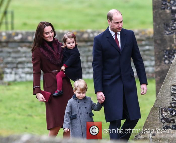 The Duke and Duchess of Cambridge with their children George and Charlotte