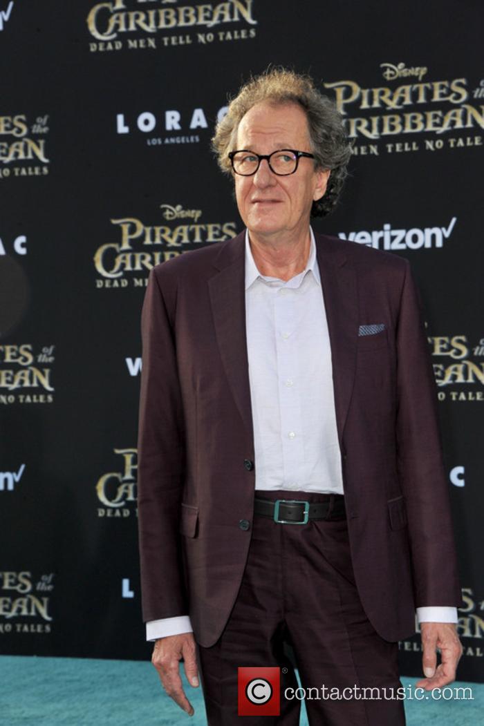 Geoffrey Rush at 'Pirates of the Caribbean' premiere