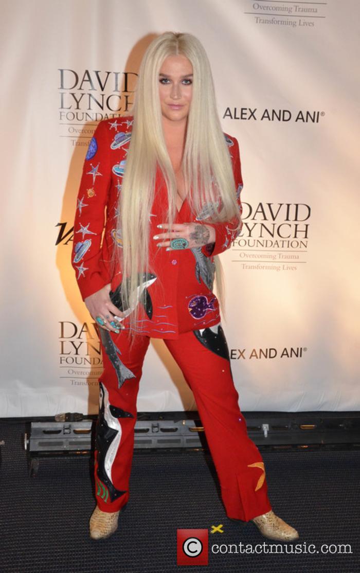 Kesha at the David Lynch Foundation Gala