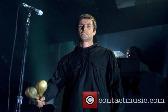 Liam Gallagher performing live in Glasgow