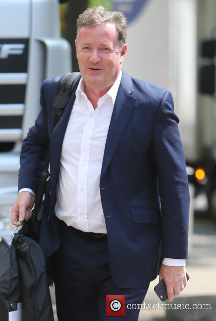 Piers Morgan snapped outside ITV Studios