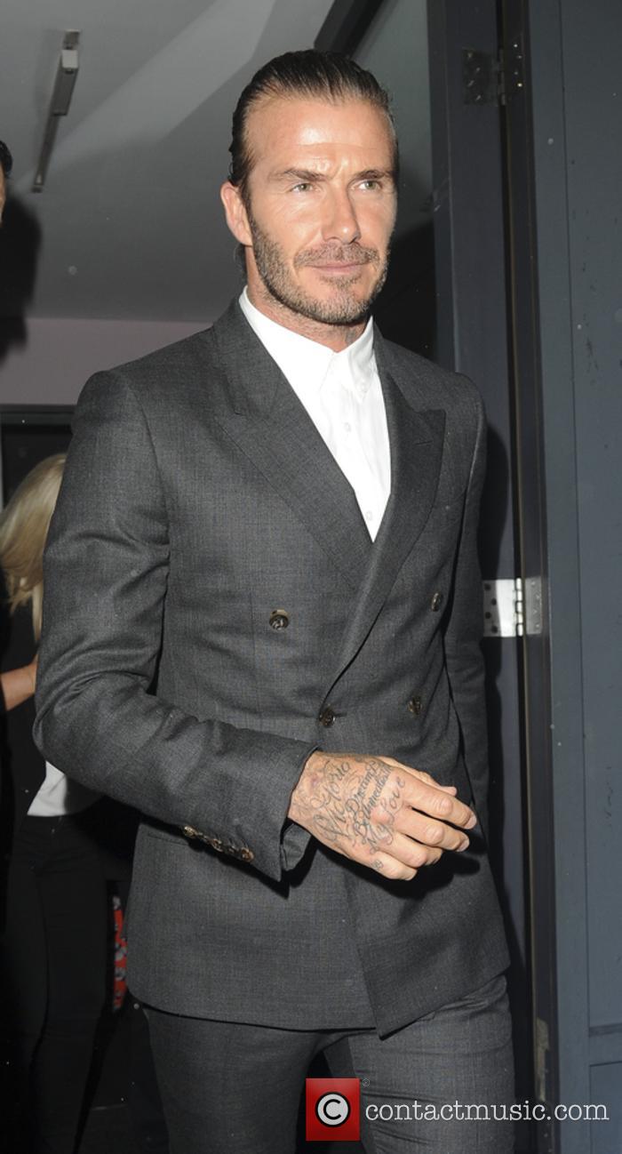 Uncle David Beckham at 'What I See' book launch