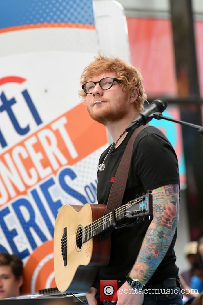 Ed Sheeran performs at the 'Today' show