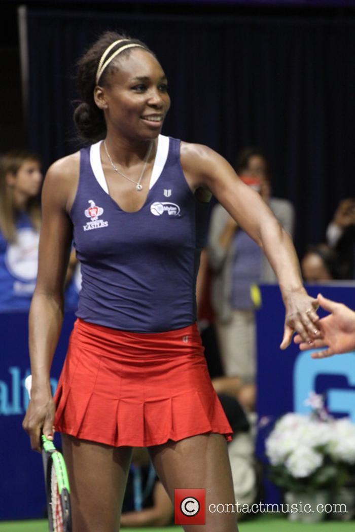 Venus Williams at Mylan World Team tennis game