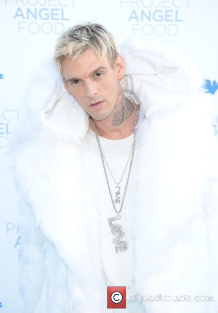 Aaron Carter at the Project Angel Food Awards gala