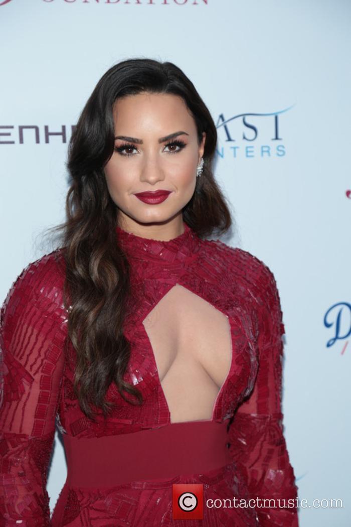 Demi Lovato at a Brent Shapiro Foundation event