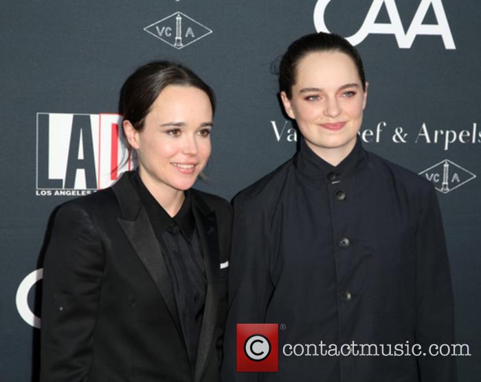 Ellen Page and Emma Portner at the LA Dance Projects Annual Gala