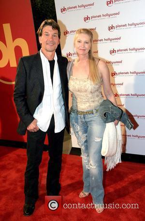 Patrick Swayze and wife