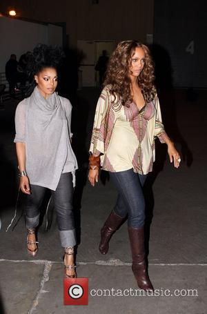 Janet Jackson and Tyra Banks