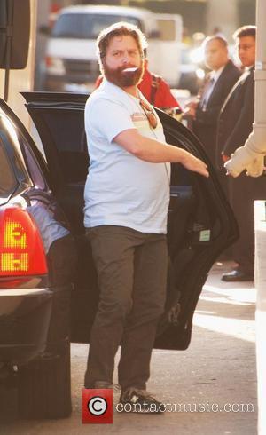 zach galifianakis. Zach Galifianakis outside the