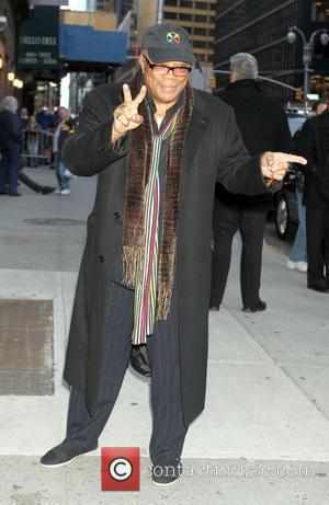 Quincy Jones outside The Ed Sullivan Theater for 'The Late Show with David Letterman'