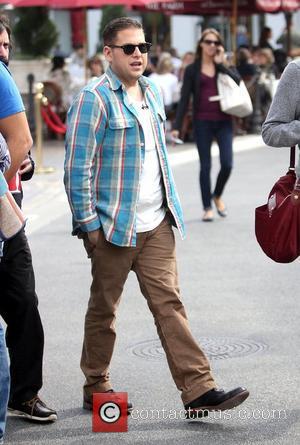 Replica Watch Jonah Hill. Picture: Jonah Hill at The Grove to film an