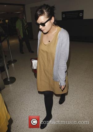 LILY ALLEN arrives at LAX