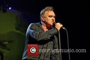 Morrissey performing live at Brixton Academy in London