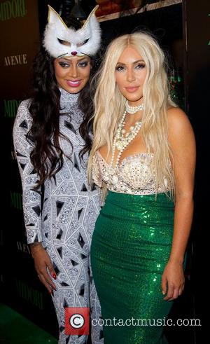 Kim Kardashian With La La Anthony, Halloween 