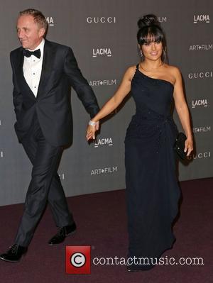 Salma Hayek And Francois-Henri Pinault At LACMA