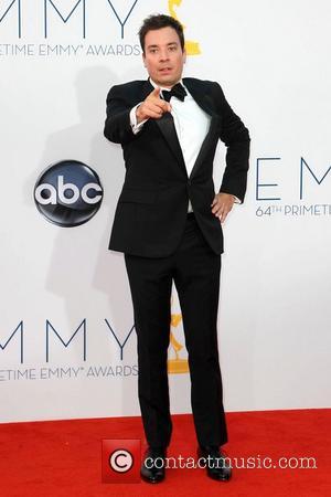 Jimmy Fallon 64th Annual Primetime Emmy Awards, held at Nokia Theatre L.A. Live - Arrivals Los Angeles, California