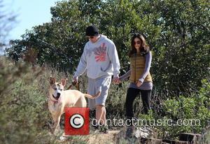 Channing Tatum and Jenna Dewan walk their dogs