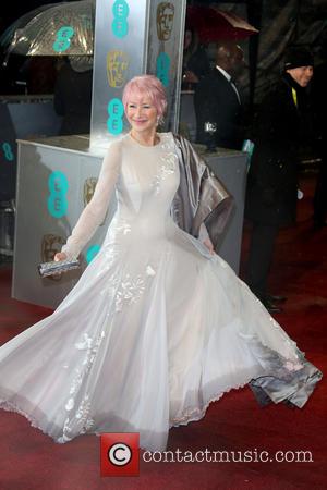 Helen Mirren, Pink Hair, Baftas 2013