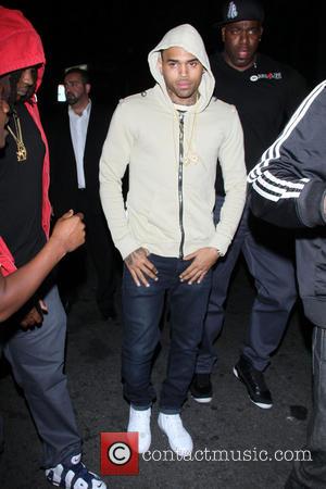 Chris Brown - Celebrities are seen leaving Playhouse nightclub in...