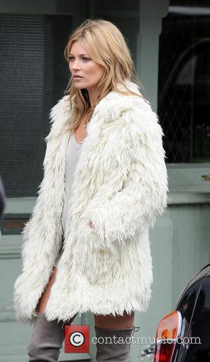 Kate Moss - Kate Moss pictured filming