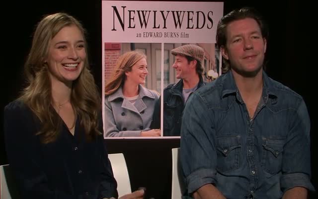 Ed Burns And Caitlin Fitzgerald Filmed On Location In Tribeca