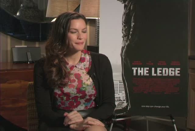 Liv Tyler chats about her new movie "The Ledge" during a press junket at the Crosby Hotel