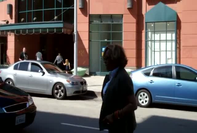 Diahann Carroll outside a medical building