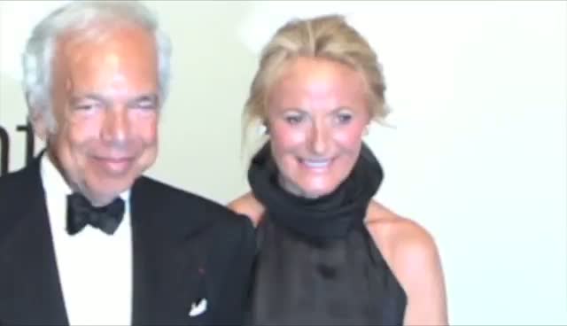 Ralph Lauren's Glamorous Family Pose On The Red Carpet - An Evening With Ralph Lauren Hosted By Oprah Arrivals Part 1