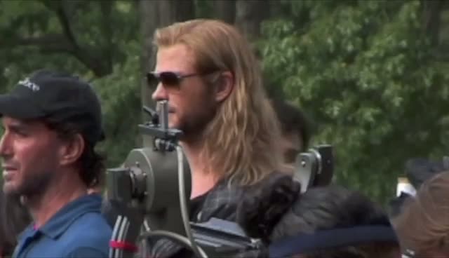 The Avengers Cast Seen In Manhattan - The Avengers In New York Part 1