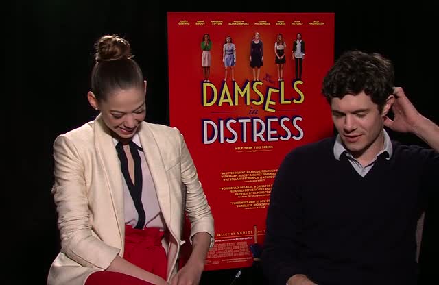 Adam Brody and Analeigh Tipton Talk Damsels In Distress - Damsels In Distress Press Junket Part 1