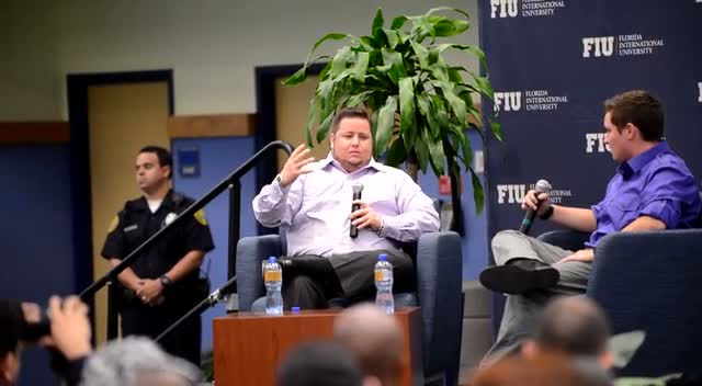 Chaz Bono Holds Lecture For Students At Florida International University