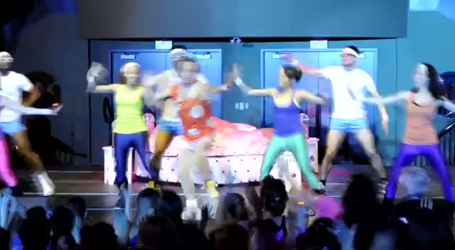 Richard Simmons Leads A Dance Routine -  Richard Simmons Dance To Conquer Cancer Part 3