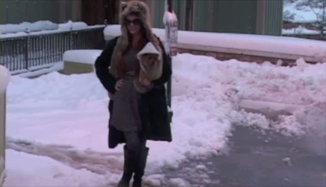 Phoebe Price Braves Utah Snow To Attend Sundance