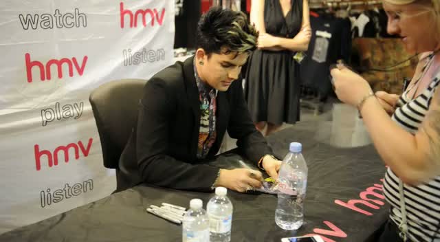 Adam Lambert Promotes Number One Album 'Trespassing' At Hmv Signing - Part 2