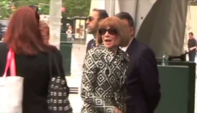 Anna Wintour Arrives For MET Gala