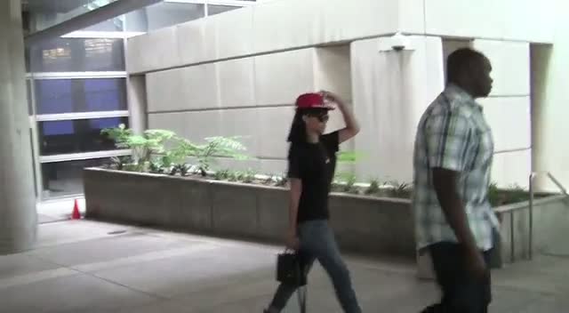 Rihanna Finally Arrives At LAX Dressed Down